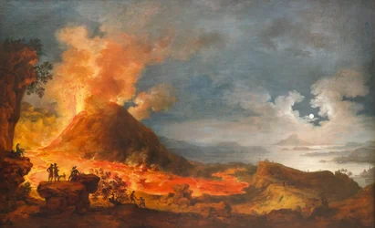 Éruption du Vésuve, Italie, 14 mai 1771